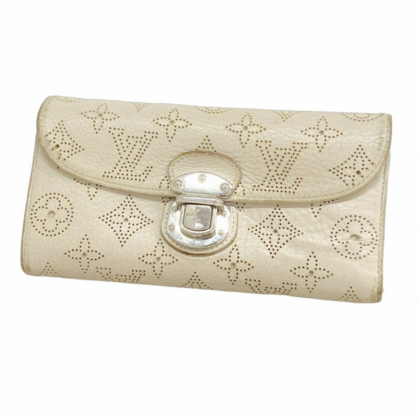 Louis Vuitton Mahina Portefeuille Amelia Long Wallet M58156 Bron Women's