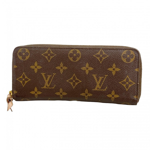 Louis Vuitton Monogram Portefeuille Clemence Long Wallet M61298 Rose Ballerine Women's