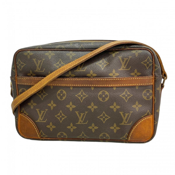 Louis Vuitton Monogram Trocadero 27 Shoulder Bag M51274 Brown Women's