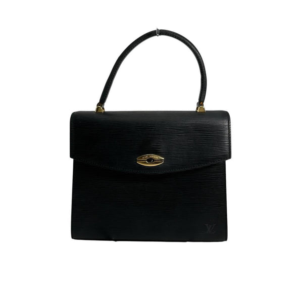 Louis Vuitton Epi Malesherbes Handbag in Leather, M52372, Black