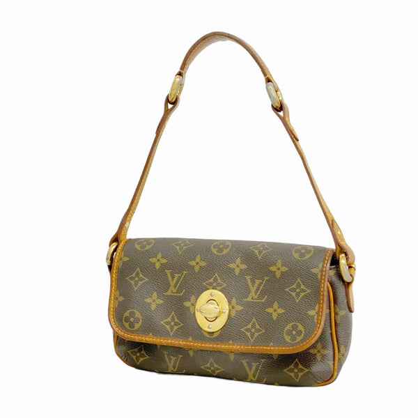 Louis Vuitton Monogram Tikal PM Shoulder Bag M40078 Brown Women's