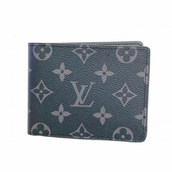 Louis Vuitton Monogram Eclipse Multiple Wallet M61695 Black Men's
