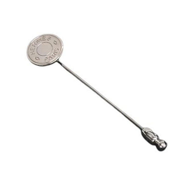 HERMES Hermès Serie Pin Brooch - Silver Metal for Men and Women