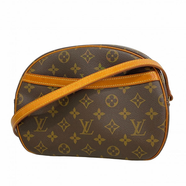 Louis Vuitton Monogram Blois Shoulder Bag M51221 Brown Women's