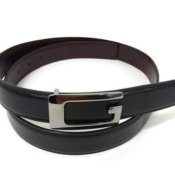 GUCCI Gucci Belt G 124691 Black Brown Leather Women's