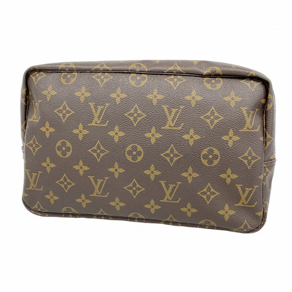 Louis Vuitton Monogram True Toilet Wallet 28 M47522 Brown Women's Pouch