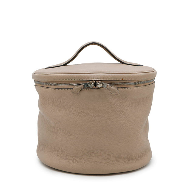 Hermes Hermès Intercity Handbag, Beige, Taurillon Clemence Leather, □D Stamp, Shoulder Bag