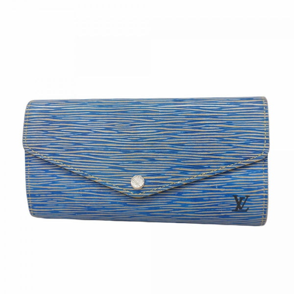 Louis Vuitton Epi Denim Portefeuille Sarah Wallet M61649, Lightweight, Women's