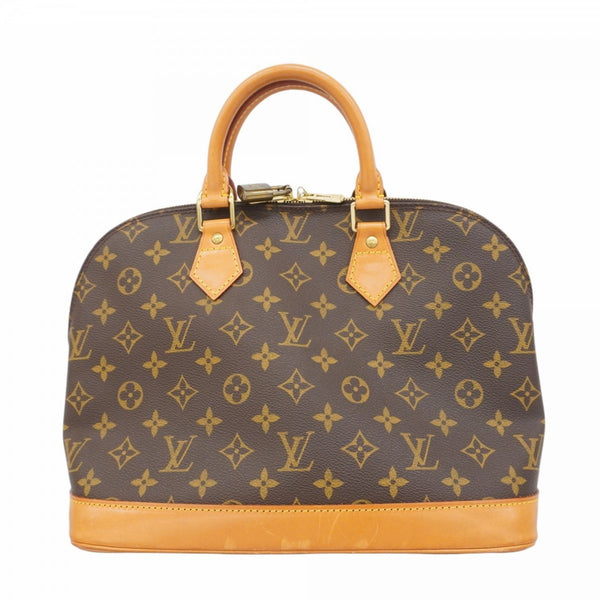 Louis Vuitton Monogram Alma Handbag M51130 Brown Women's