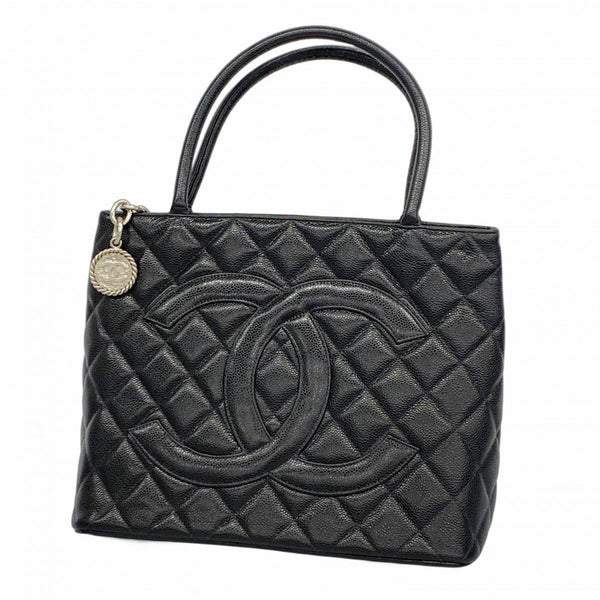 Chanel Reissue Tote Bag, Caviar Skin, Black, Women's