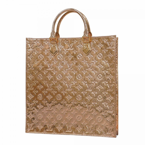 Louis Vuitton Monogram Miroir Sac Plat Tote Bag M40268 Gold Women's