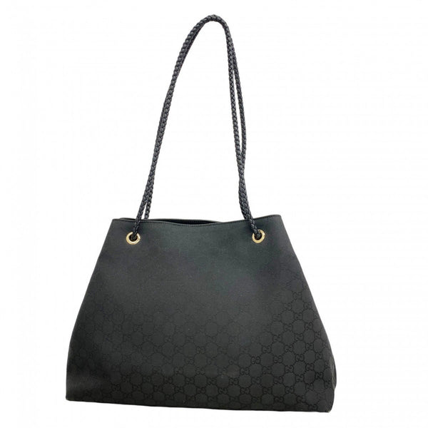 Gucci GG Nylon Shoulder Bag 419689 Black Women's