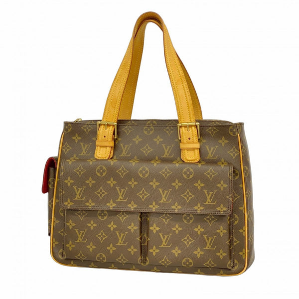 Louis Vuitton Monogram Multiplicite Tote Bag M51162 Brown Women's