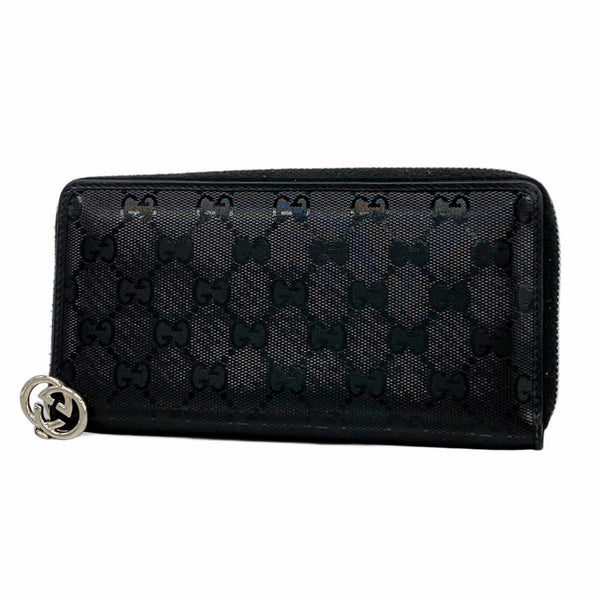 Gucci GG Imprime Long Wallet 307982 Black Men's
