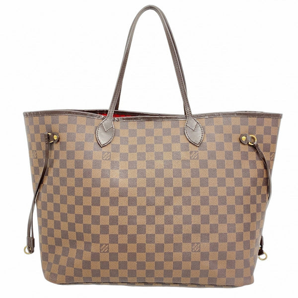 Louis Vuitton Damier Neverfull GM Tote Bag N51106 Ebene Women's
