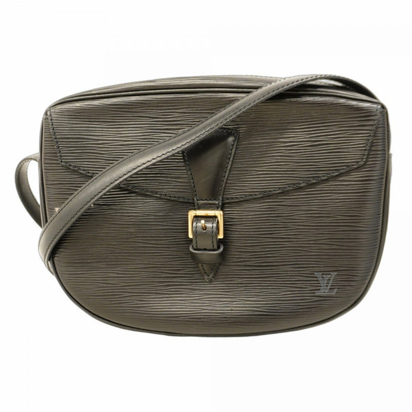 Louis Vuitton Epi Leather Shoulder Bag, Jeune Fille, M52152, Noir, Women's