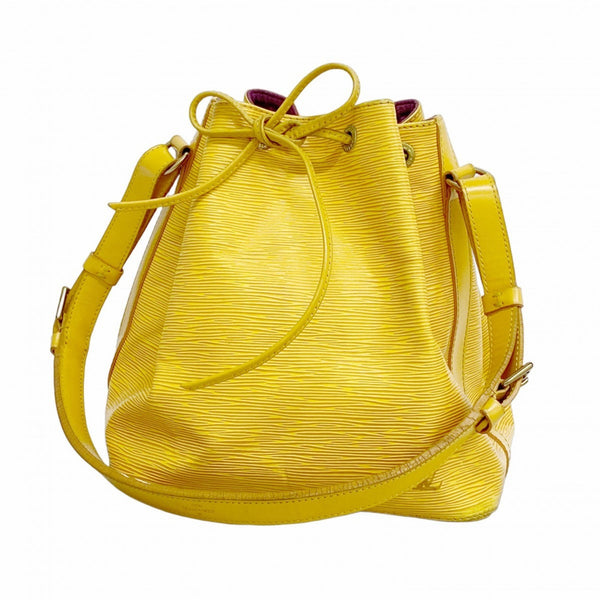 Louis Vuitton Epi Petit Noe Shoulder Bag M44109 Jaune Women's