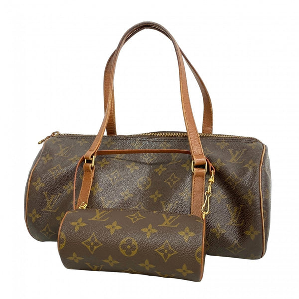 Louis Vuitton Monogram Papillon 30 Handbag M51385 Brown Women's