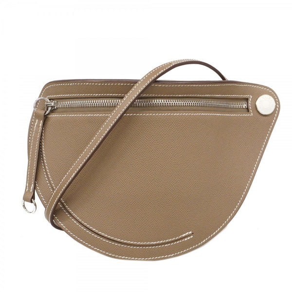 Hermes Hermès Petite Course Shoulder Bag, Epsom Leather, W Stamp, Women's