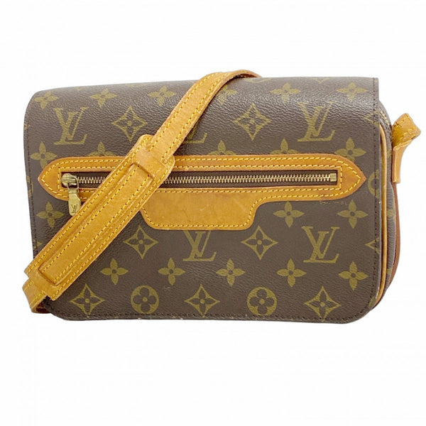 Louis Vuitton Monogram Saint-Germain 24 Shoulder Bag M51210 Brown Women's