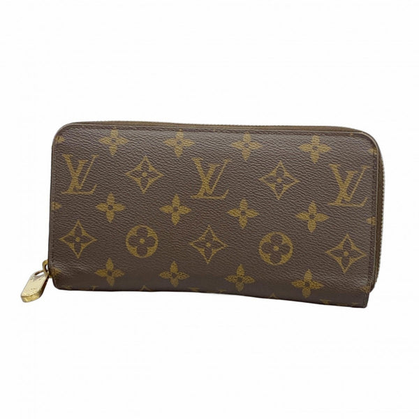 Louis Vuitton Monogram Zippy Wallet M41895 Fuchsia Women's