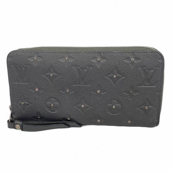 Louis Vuitton Monogram Empreinte Zippy Wallet M61442 Platine Women's Long