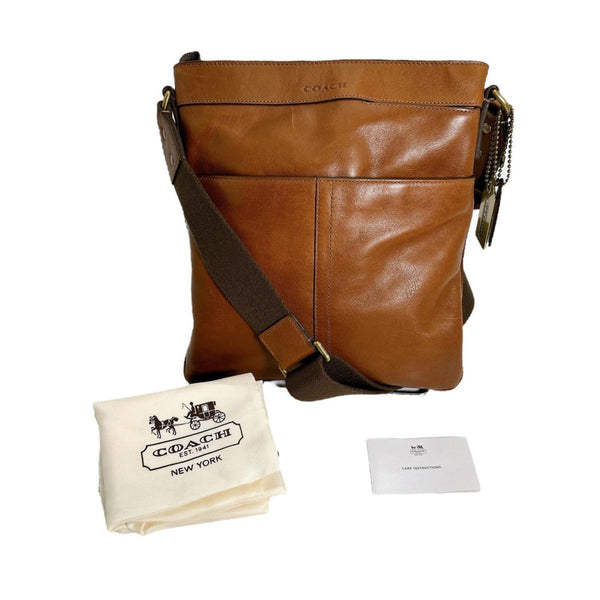 Coach 70710 Shoulder Bag, Solid Color, Crossbody Leather, Brown