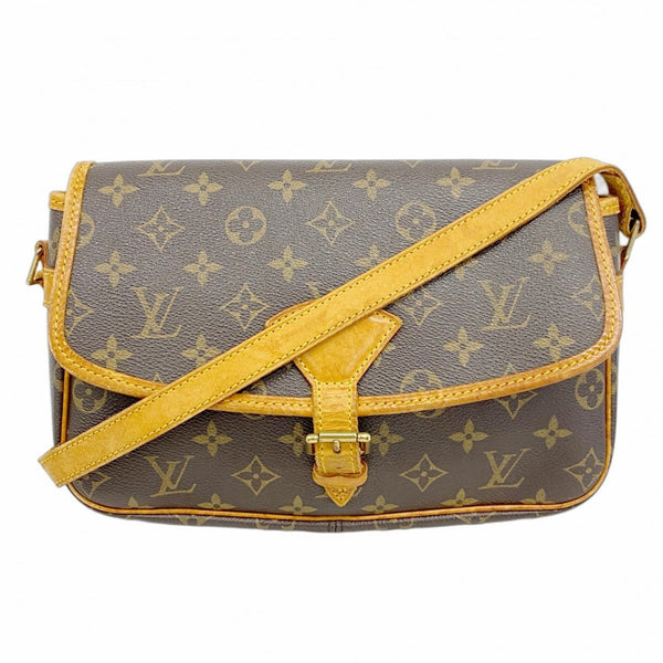 Louis Vuitton Monogram Sologne Shoulder Bag M42250 Brown Women's