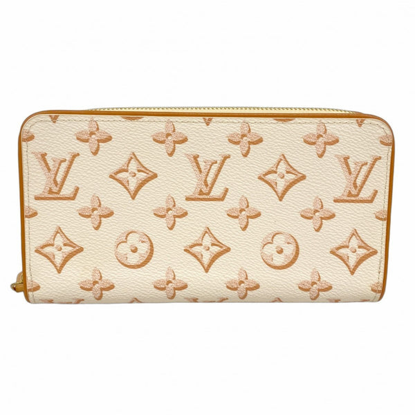 Louis Vuitton Monogram Fall for You Zippy Wallet M81476 Beige Women's