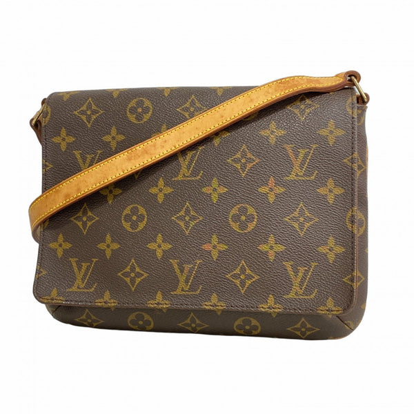 Louis Vuitton Monogram Musette Tango Short Strap Shoulder Bag M51257 Brown Women's