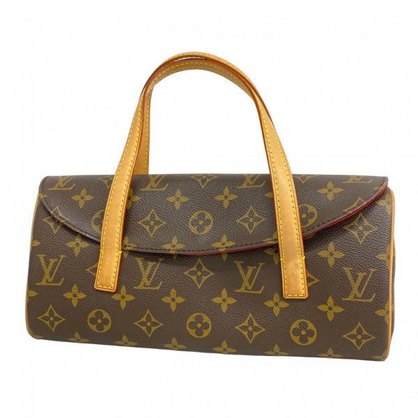 Louis Vuitton Monogram Sonatine Handbag M51902 Brown Women's