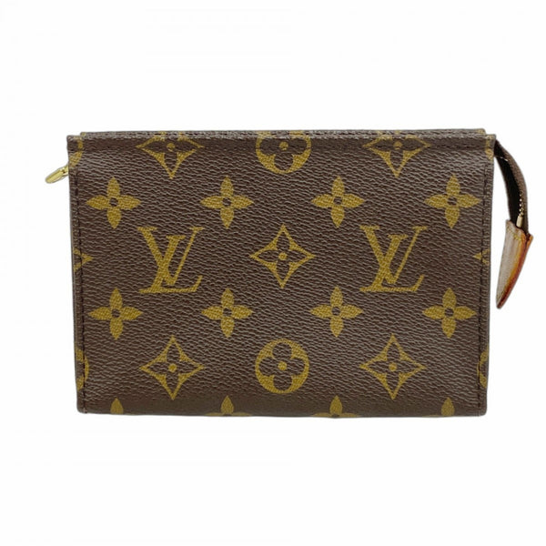 Louis Vuitton Monogram Pochette Toilette 15 M47546 Brown Women's