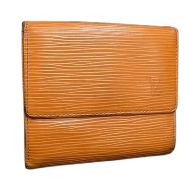 LOUIS VUITTON Louis Vuitton Bifold Wallet Porte Monnaie Bi-fold M6348H Mandarin Epi Leather Women's