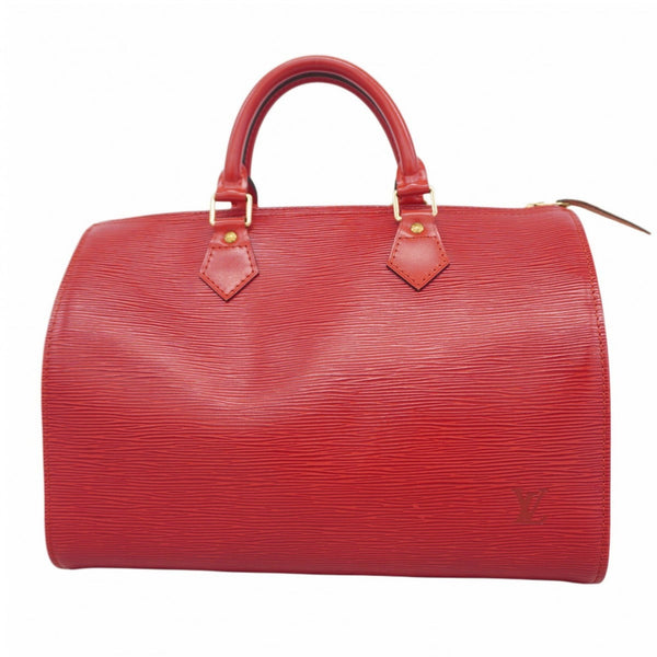 Louis Vuitton Epi Speedy 30 Handbag M43007 Castilian Red for Women