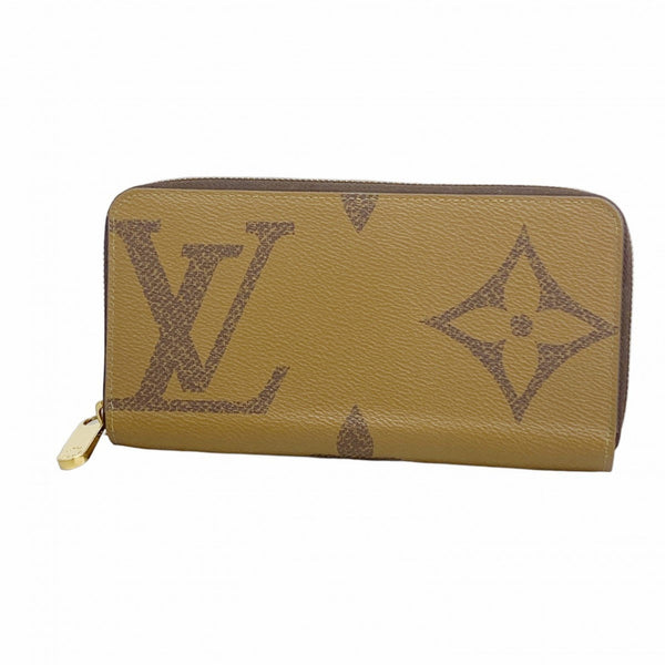 Louis Vuitton Monogram Giant Reverse Zippy Wallet M69353 Brown Women's