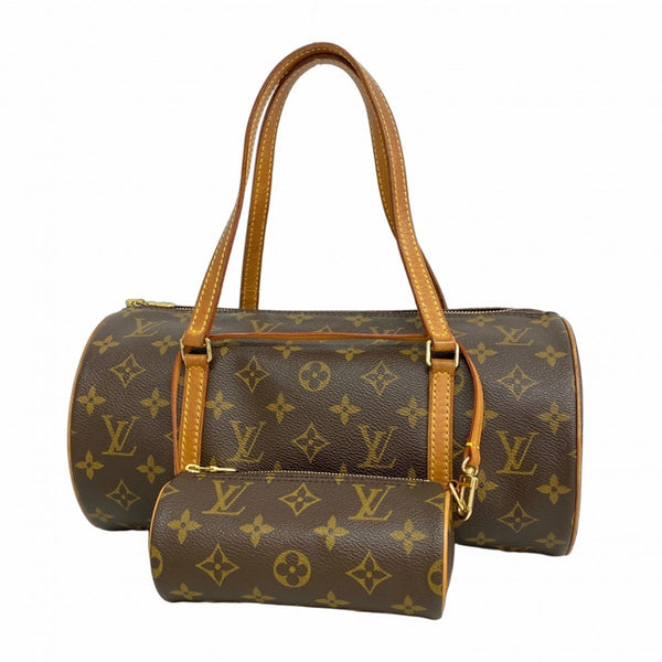 Louis Vuitton Monogram Papillon 30 Handbag M51385 Brown Women's