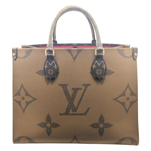 LOUIS VUITTON On the Go MM Giant Monogram Reverse M45321 Tote Bag, Handbag, Shoulder Bag for Men and Women
