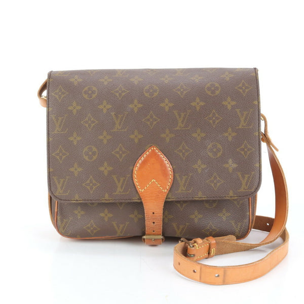 Louis Vuitton Monogram Cartouchiere Leather Shoulder Bag, Handbag, Tote Bag M51252 Women's