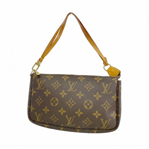 Louis Vuitton Monogram Pochette Accessoires M51980 Brown Women's Pouch