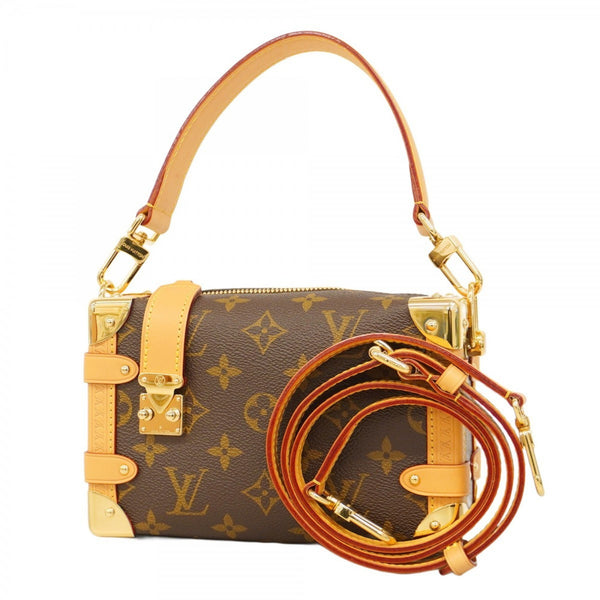 Louis Vuitton Monogram Side Trunk PM Shoulder Bag M46815 Brown Women's