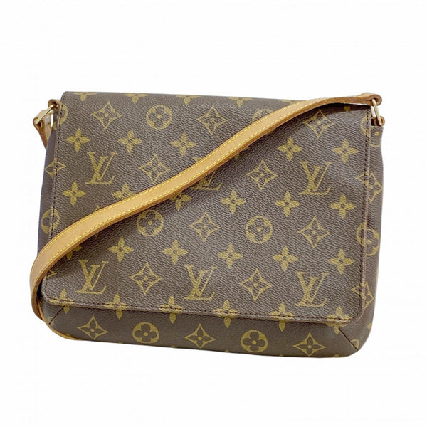 Louis Vuitton Monogram Musette Tango Short Strap Shoulder Bag M51257 Brown Women's
