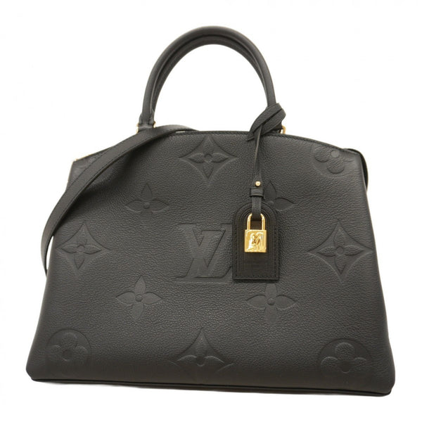 Louis Vuitton Monogram Empreinte Grand Palais MM Handbag M45811 Noir Women's