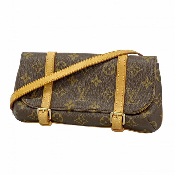 Louis Vuitton Monogram Pochette Marel Waist Bag M51159 Brown Women's
