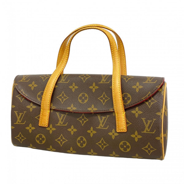 Louis Vuitton Monogram Sonatine Handbag M51902 Brown Women's